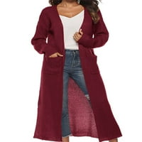 Ženska gornja odjeća, jakna s dugim rukavima, kardigan s otvorenim prednjim dijelom, džemper od pletiva, džemperi,