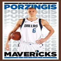 Dallas Mavericks - Kristaps Porzingis Wall Poster, 22.375 34