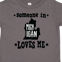 Inktastic Michigan Putni poklon Netko me voli poklon majice ili majicu malu djecu