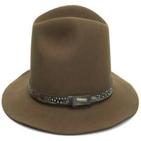 Stetson Jackson Fur & Wool Blend Crushble Hat - brončana