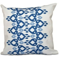 Jednostavno Daisy 16 16 boho chic geometrijski vanjski jastuk, plava