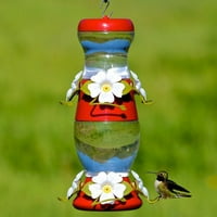 Dvoetažna plastična hranilica za hummingbird u blizini