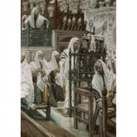 Posterazzi s Isusom u sinagogi Jamesa Tissota, 1836-francuski tisak plakata - u trgovini