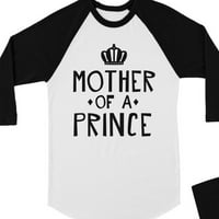 Odgovarajuće bejzbolske košulje za mamu i bebu u stilu Kraljice prinčeva, poklon za tuširanje za bebe