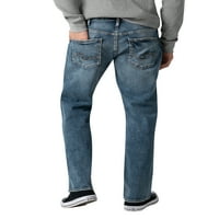 Silver Jeans Co. Muški Gordie labava traperice s ravnim nogama, veličine struka 28-44