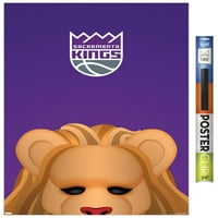 Zidni plakat Sacramento Kings-maskota S. Prestona Slamson, 22.375 34