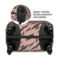 Poklopac poliesterske elastične prtljage, modni leopard print pasteli uzorak zaštitni zaštitnik kofera