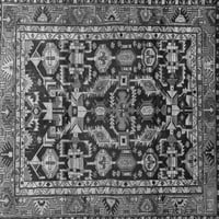 Ahgly Company Unutarnji trg perzijsko siva prostirka tradicionalnih prostirki, 6 'Trg