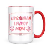 Neonblond Dog & Cat Mom Ukrajin Levkoy šalica poklon za ljubitelje čaja za kavu