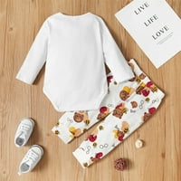 Karirani crop topovi set odjeće za djevojčice za jesen i zimu pulover s medvjeđim printom klizači hlače s zvonom