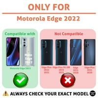 TalkingCase Personalizirajte prilagođeni poklopac kućišta za telefon napravljen za Motorola Edge, DIY dizajn,