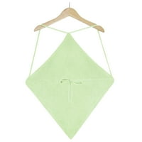 Rasprodaja ženskih prsluka Ženska Casual moda pletenje kontrast boja zavojne majice bez leđa svijetle boje zelena