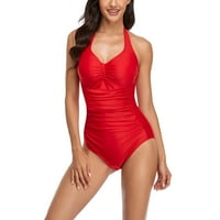 ženski Bikini setovi, ženski jednodijelni kupaći kostimi s dubokim izrezom u obliku donjeg dijela, mrežasti kupaći