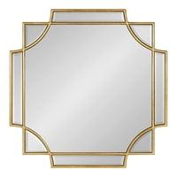Kate i Laurel Minuette Glam kvadratno zidno ogledalo, 24 24