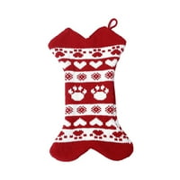 Božićne čarape pletenje velikog kapaciteta privlačne rezistentne dekorativne dekorativne odmor super mekane božićne