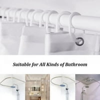Pejzažni set zavjesa za tuširanje 3-inčni digitalni tisak vodootporne zavjese za tuširanje dekor kupaonice kupaonski