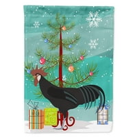 99208 božićna Zastava menorke s piletinom u stilu Ktalančna platna veličina kuće velika, višebojna