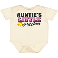 Inktastične tetke Little bacač softball poklon za bebe djevojčice