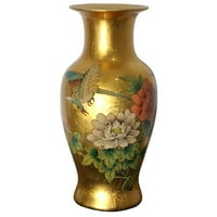 Orijentalni namještaj 12 zlatna vaza s ribljim repom