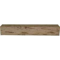 Ekena Millwork 8 H 12 D 60 W Pecky Cypress Fau Wood Kamin Mantel, prirodna medena rosa