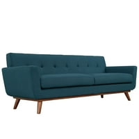 Kauč s presvlakom od tkanine u azurnoj boji