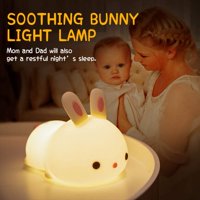 Slatka dječja zečja noćna svjetiljka dječji rođendanski pokloni za mame žene tinejdžerice dječja mekana noćna