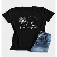 Majica od maslačka za žene, grafičke majice s natpisom Za Žene, Ležerne majice s kratkim rukavima, majice s kršćanskim