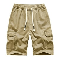 Leesechin se bavi kratkim hlačama za muškarce casual čiste boje na otvorenom džep plaže Radne hlače.