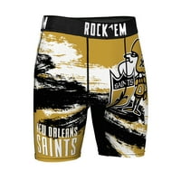 Muške rock em čarape New Orleans Saints Gridiron Classic Boxer Boxer Smacks