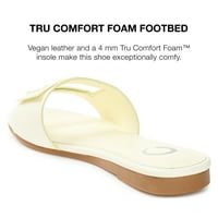 Kolekcija Journee Womens Clair Tru Comfort pjena Slida sandale s niskom blok petom