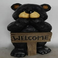 OOO Hi-Line Gift. Vrtni kip s znakom dobrodošlice medvjeda