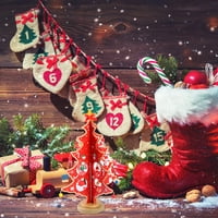 Stolni ukras božićnog drvca Mini drveni ukrasi za božićno drvce Uradi Sam dječji kreativni poklon