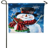 Zimzelena vesela snjegovića od antilop vrtne zastave