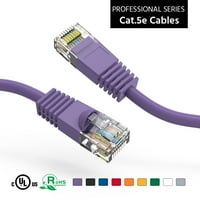 1ft cat5e utp ethernet mreža podignuta kabel ljubičasta, pakiranje