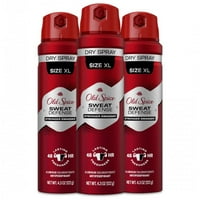 Muški antiperspirantni dezodorans, 4 oz, od 3
