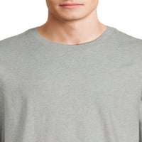 Muška majica s okruglim vratom s dugim rukavima, veličine od 3 inča