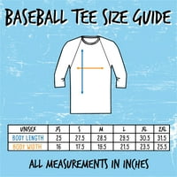 Baseball majica s Raglan rukavima u Studentskom stilu od 2 do 2 do