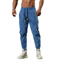 Čovjek casual joggers solidne hlače Tweatpants teretni borbeni sportski trening hlače safir xxxl