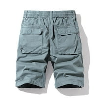CacomMark pi muški plivački komori za čišćenje muških plus size teretni kratke hlače s više džepova opuštene ljetne