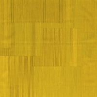 Tvrtka alt strojno pere pravokutne apstraktne žute moderne unutarnje prostirke, 2' 3'