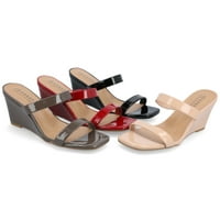 Kolekcija Journee Womens Clover Tru Comfort pjena s niskom potpeticom sandale