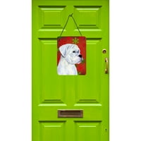 4716-crvene i zelene snježne pahulje, svečani božićni otisci za vješanje na zid ili vrata, 12,16
