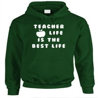 Život je najbolji život - škola - muški pulover hoodie