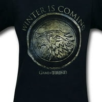 Majica s drvenim logotipom Game of Thrones