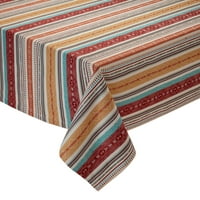 Mesa Stripe Jacquard Tablecloth - 52x52