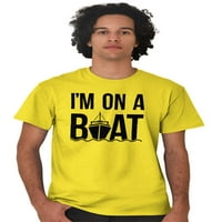 Na brodu ribari brod za krstarenje u Men 's T-shirt s grafičkim tiskom od Men' s 3 Men ' s Tees
