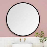 Irene Irenentna kupaonica ogledalo zidna šminka ogledalo okrugli metalni okvir za kućne opreme za dom, crno