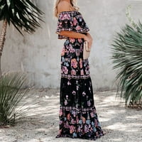 Rasprodaja ljetne ušteđevine za žene ljetne haljine Plus Size sundresses rastezljivi Bandeau bez naramenica za