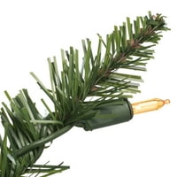 Umjetno božićno drvce od 6,5 ' 40 inča, raznobojna LED svjetla s tvrdom ljuskom