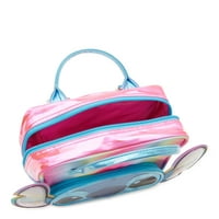 Mini ruksak za djevojčice s dvostrukom ručkom - ružičasta